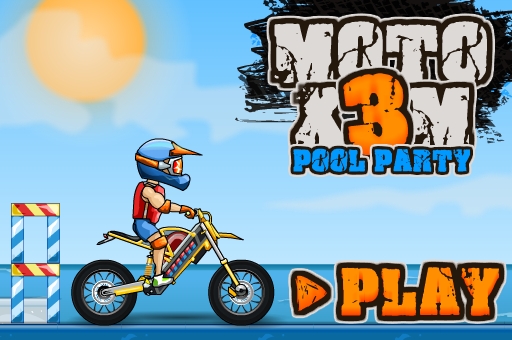Moto X3M Pool Party - Jogos grátis, jogos online gratuitos